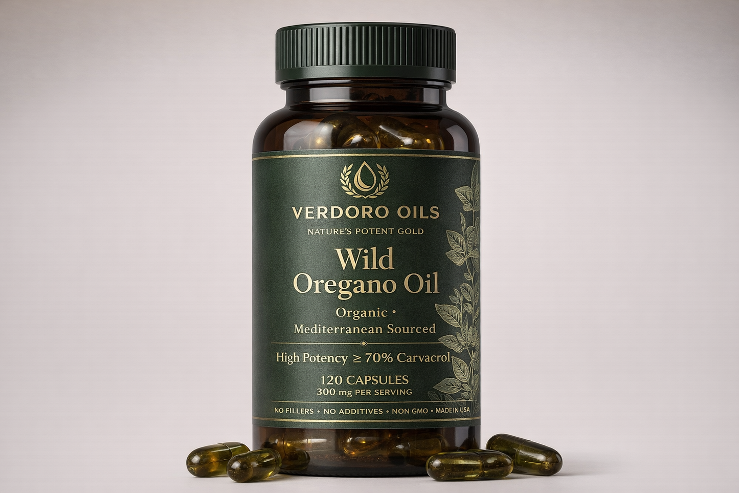 Wild Oregano Oil Capsules - 70% Carvacrol